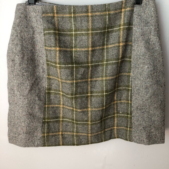Banana Republic Plaid Skirt Size 8 - Picture 4 of 6